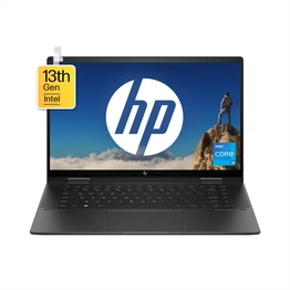 HP Envy x360 Laptop 15-fe0028TU | Intel 13th Gen i5-1335U | 16GB LPDDR5 on-board | 512 GB SSD | Intel Iris Xe Graphics | Windows 11 Microsoft Office Home & Student Edition 2021 | Autoframe ,5MP IR Camera, PVCY Shutter , TNR , HP Presence ,Backlit keyboard | 15.6 FHD OLED Touch Low Blue Light 400 nits , IMAX | 1 year onsite warranty; premium care; International warranty | Nightfall Black | 8C4R7PA