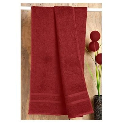 Raymond Blue Bell Cotton Bath Towel, 500 GSM - RED