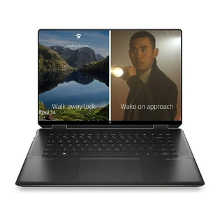 HP Spectre x360 13th Gen Intel Evo Core i7-1360P 16 inch(40.6cm)UHD+OLED 500 nits Gorilla Glass Touch 2-in-1 Laptop(32GB RAM/1TB SSD/5MP(IR)Camera/Intel Arc Graphics/Backlit KB/FPR/B&O/Pen),16-f2005TX