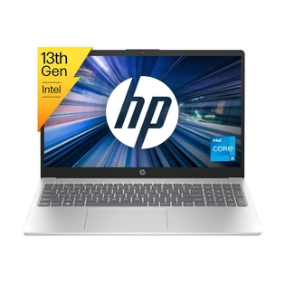 HP Laptop 15, 13th Gen Intel Core i5-1335U, 15.6-inch (39.6 cm), FHD, 8GB DDR4, 512GB SSD, Intel Iris Xe Graphics, FHD Camera w/Privacy Shutter (Win 11, MSO 2021, Silver, 1.59 kg), fd0011TU