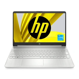 HP 15s 12th Gen Intel Core i3-1215U 15.6inch (39.6 cm) FHD Anti-Glare, 8GB RAM, 512GB SSD, Intel UHD Graphics, Dual Speakers, (Win 11 Home, MSO 2021, Silver, 1.69 kg), 15s-fq5185TU