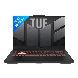 ASUS TUF Gaming F17 (2022), 17.3"(43.94 cms) FHD 144Hz, Intel Core i5-12500H 12th Gen, RTX 3050 4GB GPU, Gaming Laptop (16GB/512GB SSD/90WHr Battery/Windows 11/Gray/2.6 Kg), FX707ZC4-HX067W