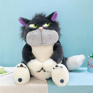 The Angry Cat Plush Toy - Realistic Stuffed Animal for All Ages