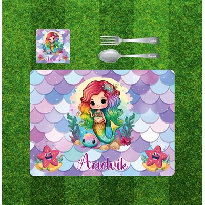 Kids' Table Mat Set Combo - Personalized Children's Dinner Set