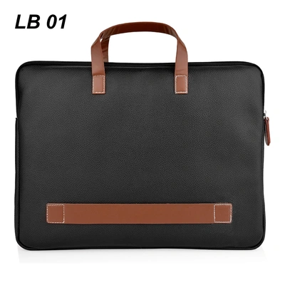 Premium Leather Laptop Sleeve Case - Luxury 15.7-Inch Protection