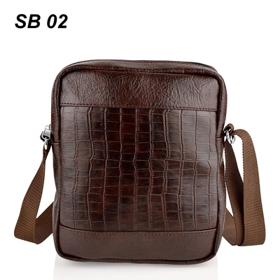 Premium PU Leather Sling Bags for Stylish Men