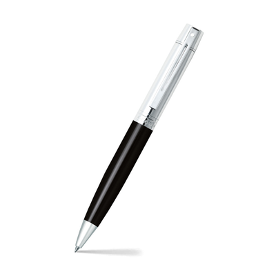 Sheaffer 300 9314 Glossy Black Ballpoint Pen with Chrome Accents