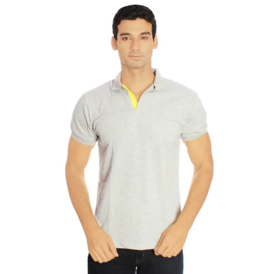 AMENDUS Polo Neck Tshirt GREY MEL