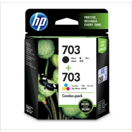 HP 703 2-pack Black/Tri-color Original Ink Advantage Cartridges