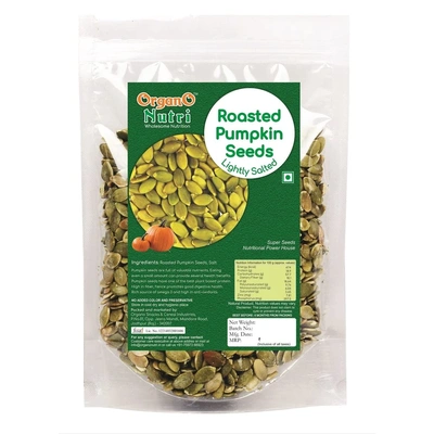 OrganoNutri Roasted Pumpkin Seeds - Lightly Salted (400g)