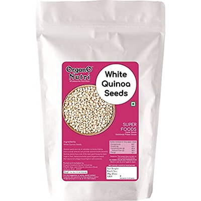 Organo Nutri OrganoNutri White Quinoa Seeds, 400g