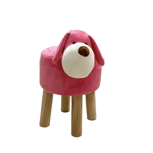 Pink Animal Shaped Ottoman for Kids