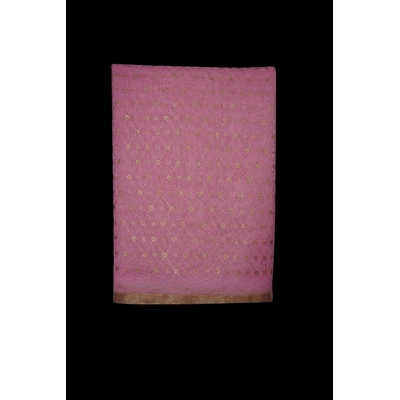 S H A H I T A J Pink with Golden Work Silk Barati/Groom/Social Occasions Silk Pagdi Safa Turban or Pheta Cloth for Kids and Adults (CT981)