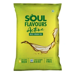 SOUL FLAVOURS ACTIVE RICE BRAN OIL POUCH (1L)