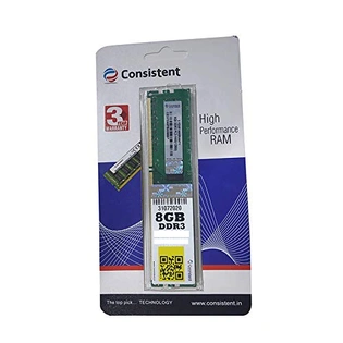 Consistent Ram Ddr3 8gb Desktop 3y Green P4981