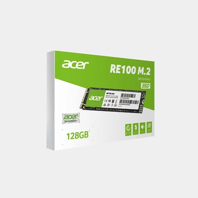 Acer Ssd Internal Sm.2 Re100 128Gb Green P4401