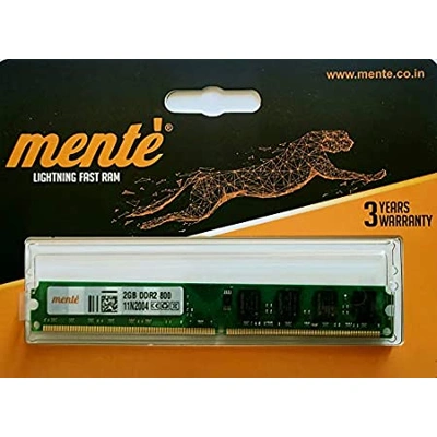 Mente Ram Ddr2 2gb Desktop 3y Green P3378