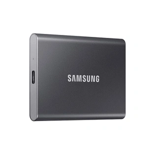 Samsung T7 500GB Up to 1,050MB/s USB 3.2 Gen 2 (10Gbps, Type-C) External Solid State Drive (Portable SSD) Grey(MU-PC500T)