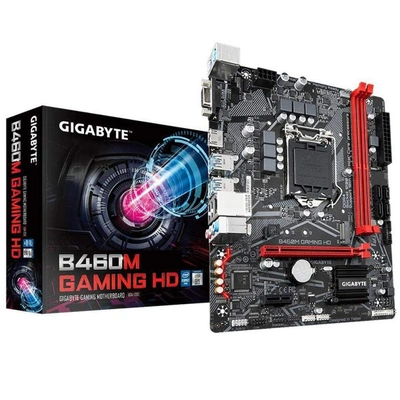 GIGABYTE B460M Gaming HD Motherboard with GIGABYTE 8118 Gaming LAN, PCIe Gen3 x4 M.2, Anti-Sulfur Resistor, Smart Fan 5.