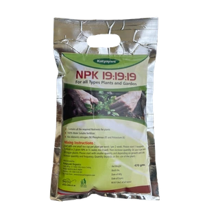 Katyayani NPK 19 19 19 100% Water Soluble Fertilizer for All Plants & Home Garden , Hydroponics Boost Growth & Flowering