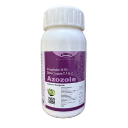 Katyayani Azozole Azoxystrobin 18.2 % + Difenoconazole 11.4 % SC dual systemic Broad-spectrum Fungicide for Plants and Home Garden Control Powdery Downy Mildews chili tomatoes cucurbits avocados