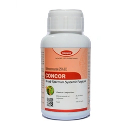 Katyayani Concor Difenoconazole 25% Ec Systemic Fungicide for all Plants and Home Garden Powerful Broad Spectrum Disease Control rusts in fruit trees pulses ornamentals and vegetables