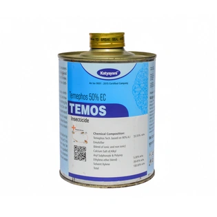 Katyayani Temos Temephos 50% EC Pest Control larvicide for Mosquito Larvae Effective Pesticide for Mosquito Larval Treatment in Potable Water Recommended Insecticide by WHO & NVBDCP