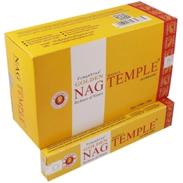 Vijayshree Golden Nag Temple Masala Agarbatti 15gm x 12 Small Boxes