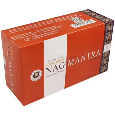 Vijayshree Golden Nag Mantra Masala Agarbatti 15gm x 12 Small Boxes