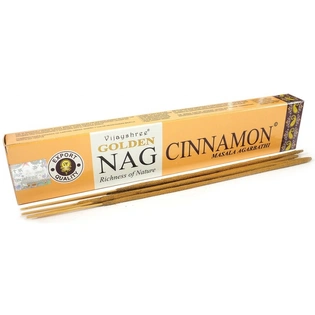 Vijayshree Golden Nag Cinnamon Masala Agarbatti 15gm x 12 Small Boxes