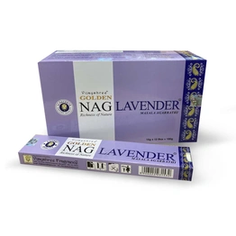 Vijayshree Golden Nag Lavender Masala Agarbatti 15gm x 12 Small Boxes