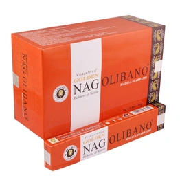 Vijayshree Golden Nag Olibano Masala Agarbatti 15gm x 12 Small Boxes