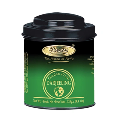 Darjeeling Black Tea in Round Metal Caddy - 125 gms