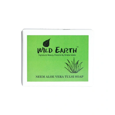 Wild Earth Handmade Neem Aloe Vera Tulsi Soap (100 gms)