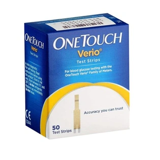 OneTouch Verio Test Strips Pack of 50 test strips 04/2023 expiry.