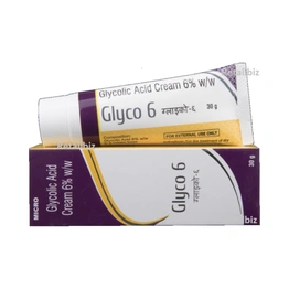 GLYCO 6 GLYCOLIC ACID CREAM 6% (30GMS) BY MICROLABS exp. May 2024