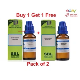 2 X 30 ml SBL Sarracenia Purpurea Homeopathy Dilution 1000ch Free Shipping