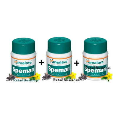 3 BOX 180 Tablets Himalaya Speman Enhance Sexual Desire TREATMENT EXP 12/2024