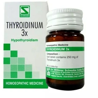 Dr Willmar Schwabe India Thyroidinum Trituration Tablet 3x (pack of 20gm)