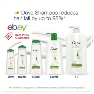 Dove Hair Fall Rescue Shampoo, pack of 340ml