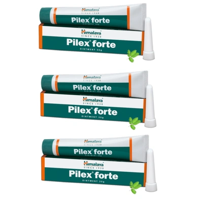 3 X Pilex Forte Ointment Ayurvedic Ointment exp.07/2024