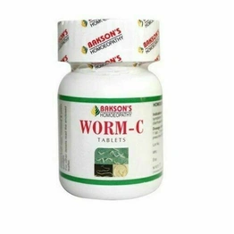 Bakson's Homoeopathy Worm-C for Deworming all types of Worms, Threadworms