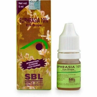 3 x SBL Euphrasia(10%) Eye Drops (10ml), Reduces Watering, Irritation in Eyes