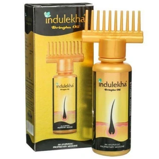 Indulekha Bringha Hair Oil Selfie Bottle 50 ml For Regrow Hair (100 % GENUINE)