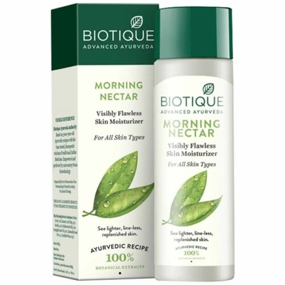 Biotique Bio Morning Nectar Flawless Skin Moisturizer For All Skin Types 120ml