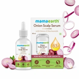 Mamaearth Onion Scalp Serum with Onion & Niacinamide for Healthy Hair Growth 50m