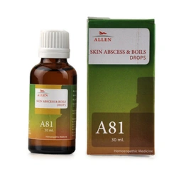 Allen Homeopathic A81 Skin Abscess And Boils Drops (30ml) redness of skin,