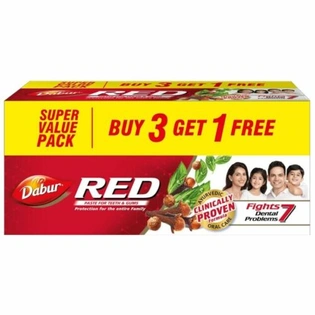 Dabur Red India's No.1 Ayurvedic Fluroide Free Paste, 150 g