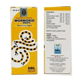 SBL Wormorid Drop Homeopathic for DeWorming Children 30ml