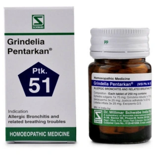 Willmar Schwabe Grindelia Pentarkan Ptk 51 Tablet (20g)